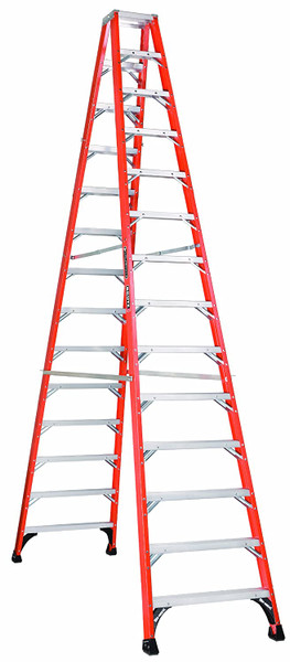 LOUISVILLE Twin Stepladder,Fbrgls,IAA,14ft,FM1400HD FM1414HD