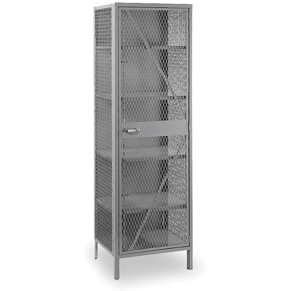 LYON Shelving Cabinet,78" H,24" W,Gray DD1130