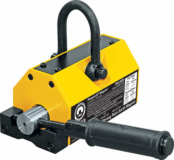 MAG-MATE Lifting Magnet,800 lb Cap,7-7/8 In OAL PNL0800