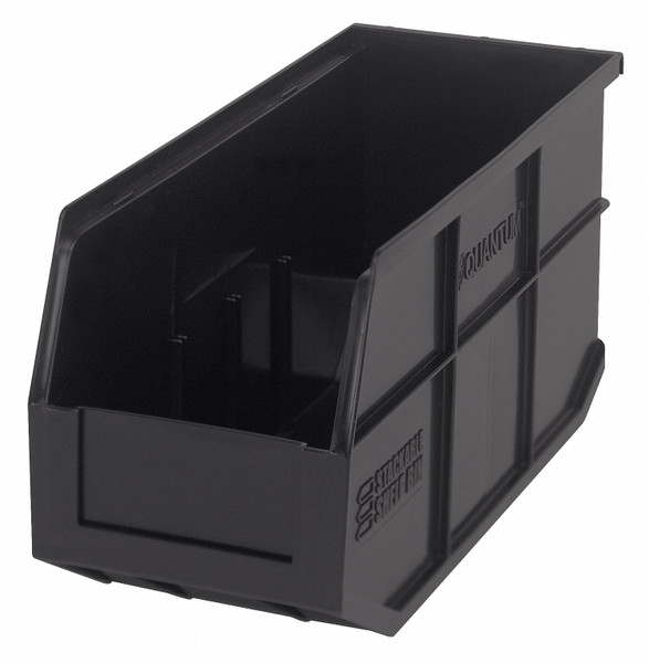 QUANTUM STORAGE SYSTEMS Shelf Bin,6 In. W,7 In. H,Black SSB441BK