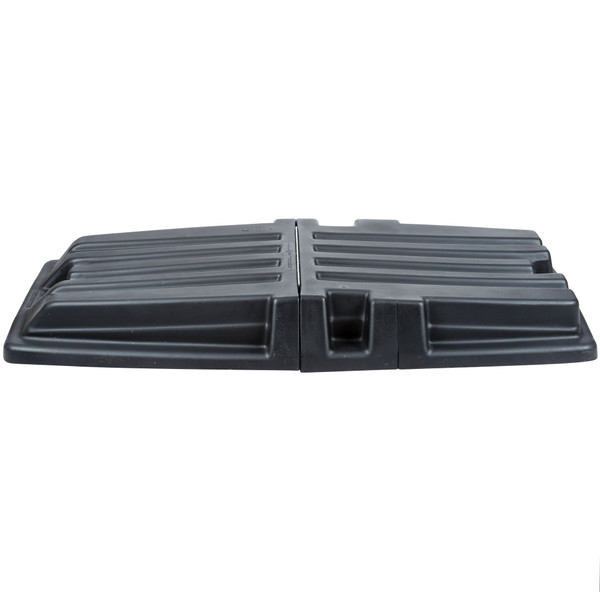 RUBBERMAID Tilt Truck Lid,Black,Fits 1 cu. yd. FG131700BLA