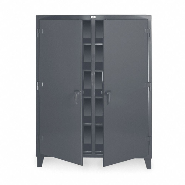 STRONG HOLD Shelving Cabinet,78" H,48" W,Dark Gray 46-DS-248