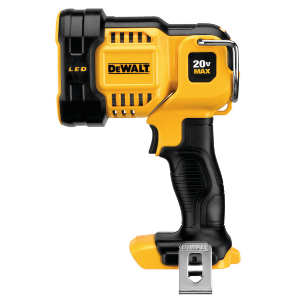 DEWALT Cordless Spotlight,Plastic,1000/90lm,LED DCL043