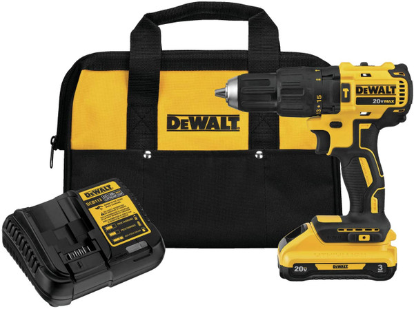 DEWALT Hammer Drill,20.0V,1/2" Chuck Size DCD778L1