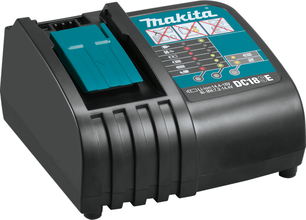 MAKITA Battery Charger,7.2 to 18.0V,Li-Ion DC18SE
