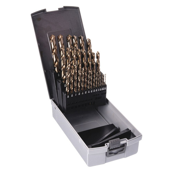 WESTWARD Split Point Drill Bit Set,Cobalt,29 pcs. 10D228