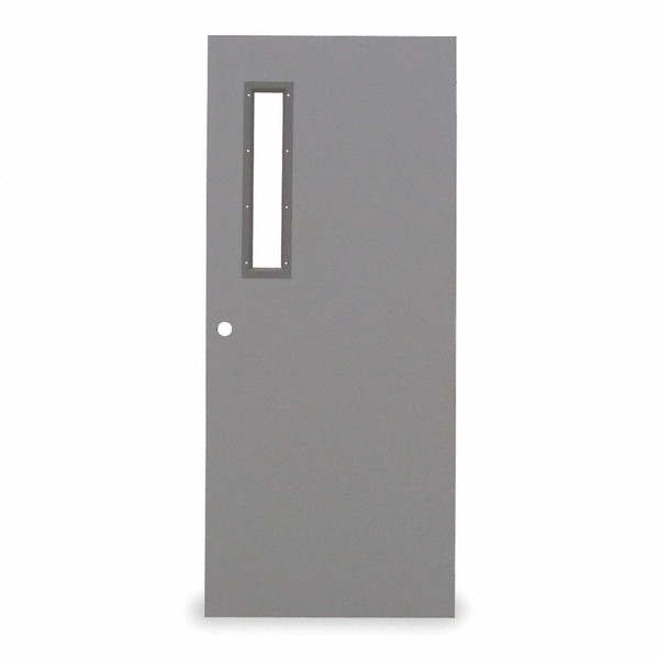 CECO Hollow Door With Glass,Type 3,84 x 36 In CHMD X NL30 70 X MORT-ST-18ga-WG