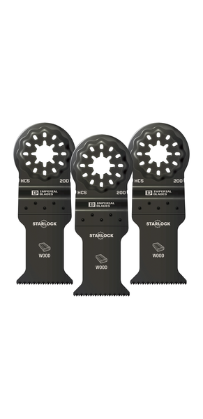 Milwaukee IBSL200-3 Imperial Blades IBSL200-3 Starlock 1-3/8" Standard Wood Blade, 3PC