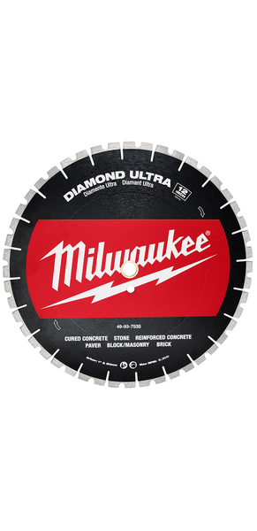Milwaukee 12" Diamond Ultra Segmented Blade - 49-93-7535