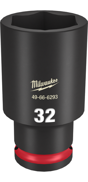 Milwaukee SHOCKWAVE Impact Duty 1/2" Drive 32MM Deep 6 Point Socket 49-66-6293