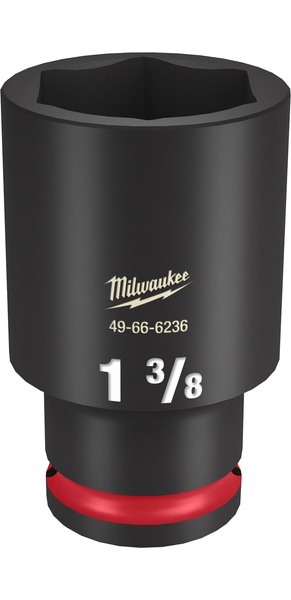 Milwaukee 49-66-6236 SHOCKWAVE Impact Duty 1/2" Drive 1-3/8" Deep 6 Point Socket