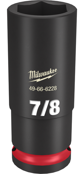 Milwaukee SHOCKWAVE Impact Duty  1/2"Drive 7/8" Deep 6 Point Socket - 49-66-6228