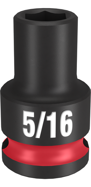 Milwaukee 49-66-6102 SHOCKWAVE Impact Duty 3/8" Drive 5/16" Standard 6 Point Socket