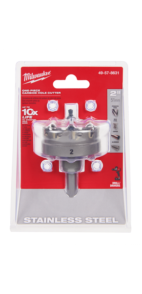 Milwaukee 2" One-Piece Carbide Hole Cutter - 49-57-8631