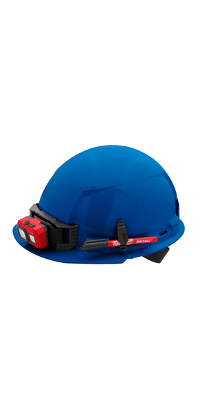 Milwaukee 48-73-1104 BOLT Blue Front Brim Hard Hat w/4pt Ratcheting Suspension (USA) - Type 1, Class E