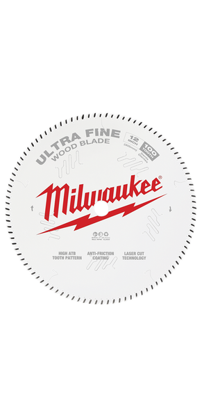 Milwaukee 12" 100T Ultra Fine Finish Circular Saw Blade - 48-40-1228