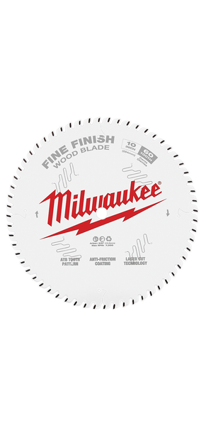 Milwaukee 10" 60T Fine Finish Circular Saw Blade - 48-40-1028