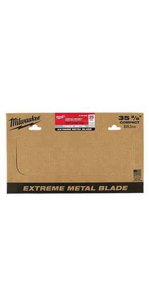 Milwaukee Extreme Thick Metal 8/10 TPI Band Saw Blades 25PK - Compact - 48-39-0606