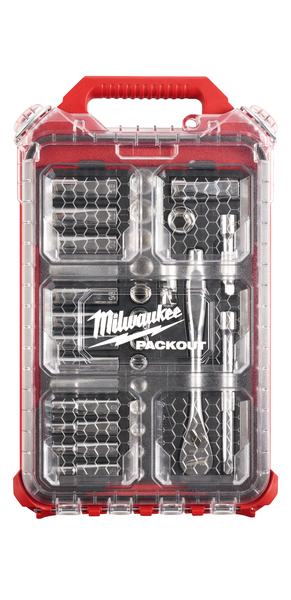 Milwaukee 3/8in. Drive 32pc Ratchet and Socket Set with PACKOUT Low-Profile Compact Organizer - Metric - 48-22-9482