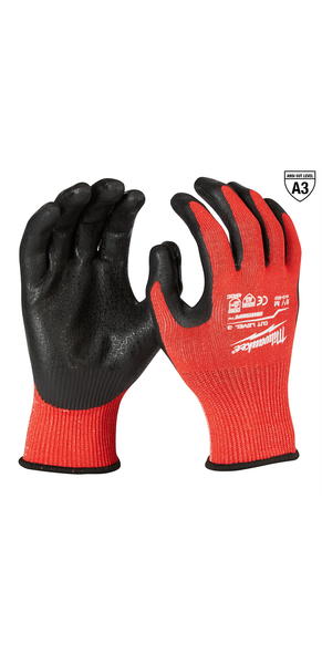 Milwaukee Cut Level 3 Nitrile Dipped Gloves-Medium 48-22-8931