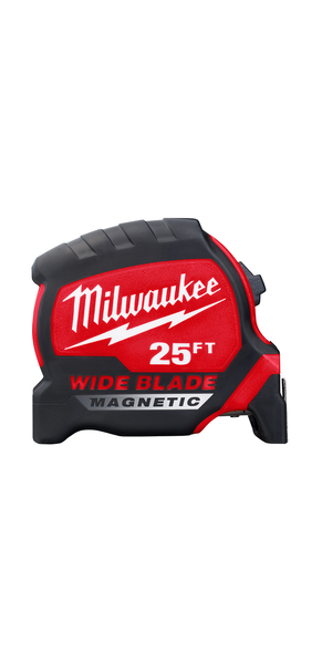 Milwaukee 25ft Wide Blade Magnetic Tape Measure - 48-22-0225M