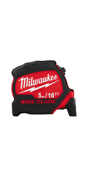 Milwaukee 5m/16ft Wide Blade Tape Measure - 48-22-0217