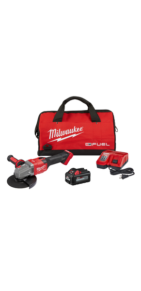 Milwaukee M18 FUEL 4-1/2 - 6 Braking Grinder Kit, Slide Switch, Lock-On - 2981-21