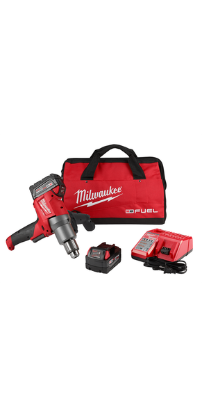 Milwaukee 2810-22 M18 FUEL Mud Mixer with 180° Handle Kit