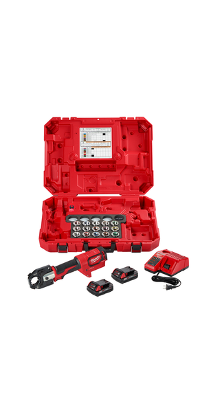 Milwaukee M18 FORCE LOGIC 600 MCM Crimper and 750 MCM Jaw w/ #8-750 Cu Die Kit - 2679-750C (Discontinued - Out of Stock)