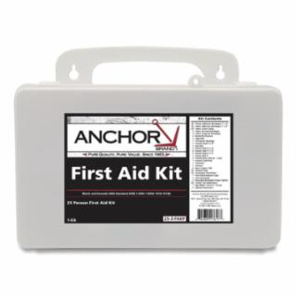ANCHOR BRAND 25 PERSON 2009 FIRST AIDKIT PLASTIC 825-03-12P