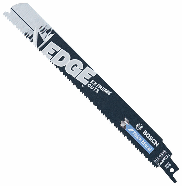 Bosch RESM9X2-25B 25 pc. 9 In. 8/10 TPI Edge Reciprocating Saw Blades for Thick Metal (Bulk Pack)