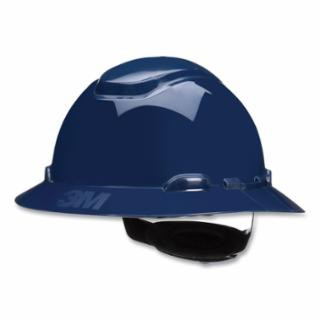 3M 7100240037 Full Brim Hard Hat H-810Sfr-Uv Navy Blue 4-Point (20 EA)