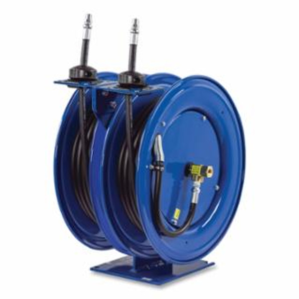 SPRING DRIVEN DBL HOSE REEL - 3/8 X 25