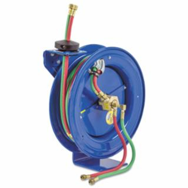 COMPACT DUAL OXY-ACETYLENE HOSE REEL 1/4" ID 25'