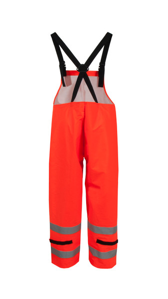 Neese 21217-12-2-FOR-4X 217BT Flex Arc Bib Trouser-Fluorescent Orange-Size 4X