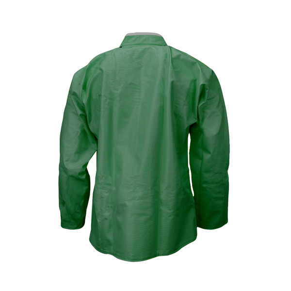 Neese 56001-01-1-GRN-S 56SJ Dura Quilt Jacket with Snaps for Hood-Green-Size S