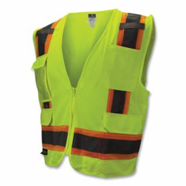 SURVEYOR TWO-TONE ALL MESH VEST GRN XL