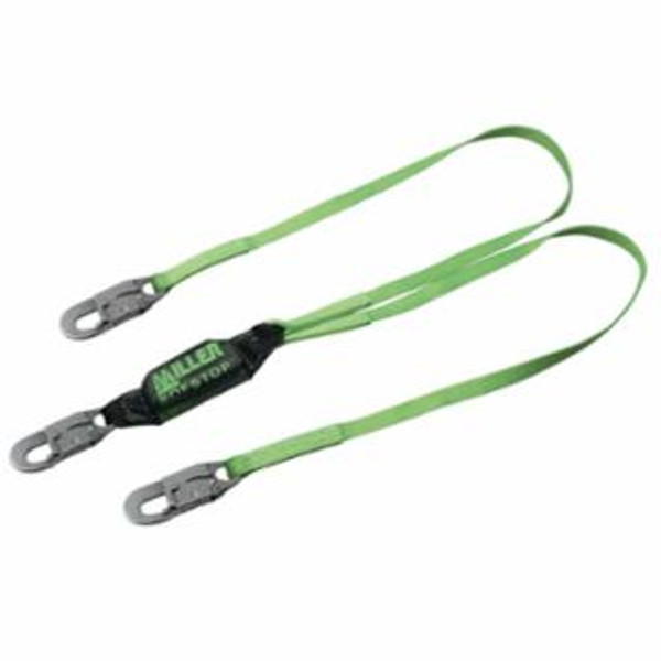 HONEYWELL MILLER TWO-LEGGED 6' WEB LANYARD 8798T-Z7/6FTGN