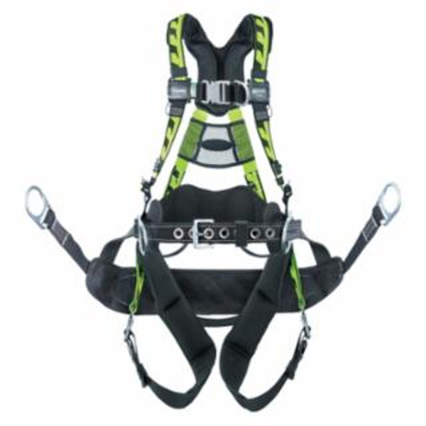 HONEYWELL MILLER AIRCORE TOWER HARNESS QUICK BUCKLES BOSUN GREEN ACT-QCBCSMG