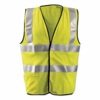 Occunomix LUX-SSFGCFR-Y4X Prem Fr Dual Stripe Meshvest Ansi Cl 2 Ylw 4X
