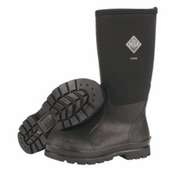 NORTH SAFETY MUCK BOOT CHORE CLASSIC-  BLK STEEL TOE SZ 6 CHH-000A-BL-120