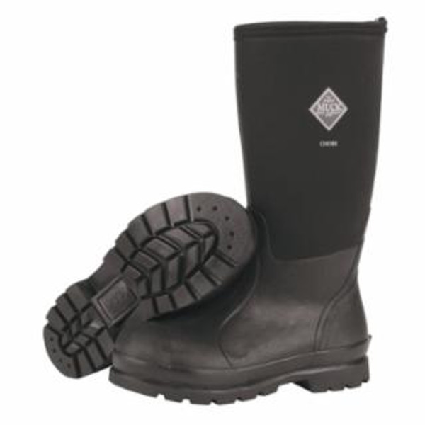 NORTH SAFETY MUCK BOOT CHORE CLASSIC- BLACK STEEL T CHH-000A-BL-130