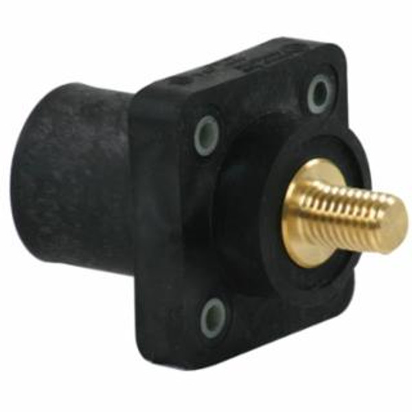 COOPER INTERCONNECT CONNECTOR BLACK MALE 2-2/0 E-Z1016-8375K