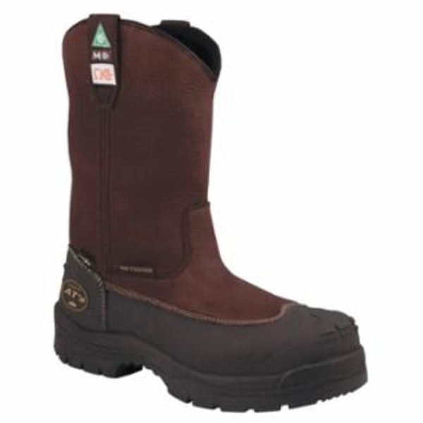 OLIVER BY HONEYWELL LIQ RESIST LEATHER LINER10" STEEL TOE  PORON XRD 65396-BRN-100