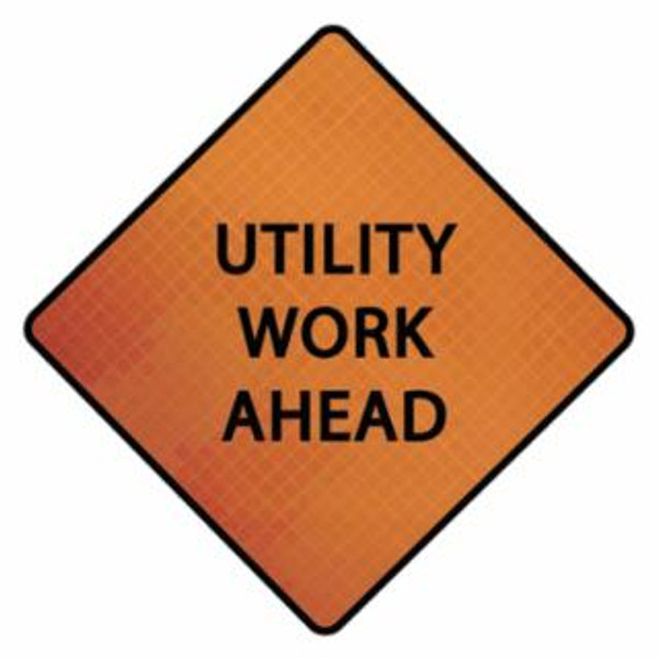 48" UTILITY WORK AHEAD3016030
