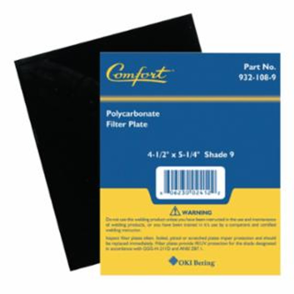 COMFORT EYE PROTECTION BW-2X4-1/4 #11 GC POLY FILTER PLATE 901-932-108-9