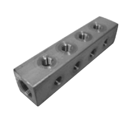 Alemite 381190-2 Manifold 8 Pos. (90 Degr