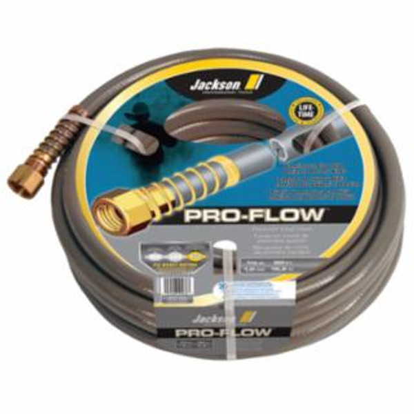 JACKSON PROFESSIONAL TOOLS 3/4" X 50 FT COMMERCIALGRADE GRAY HOSE