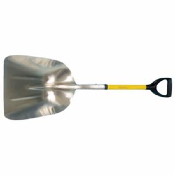 AMPCO SAFETY TOOLS 13"X17" SCOOP SHOVELW/FIBERGLASS D HANDLE