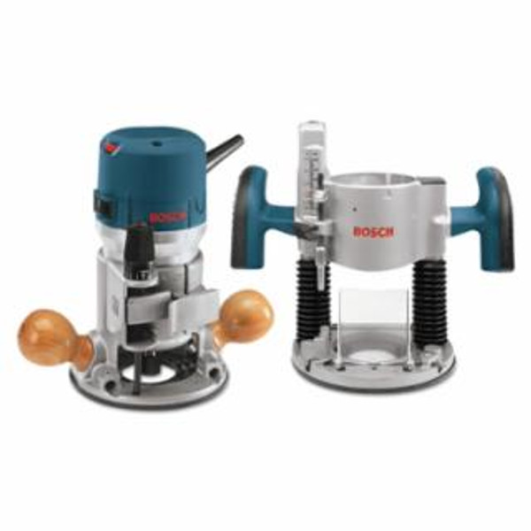 BOSCH POWER TOOLS 2 HP PLUNGE/FIXED BASEVS ROUTER COMBO KIT